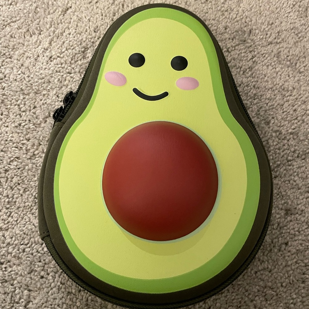 NWT Avocado Kids Pencil Case Hardcase - Picture 2 of 4